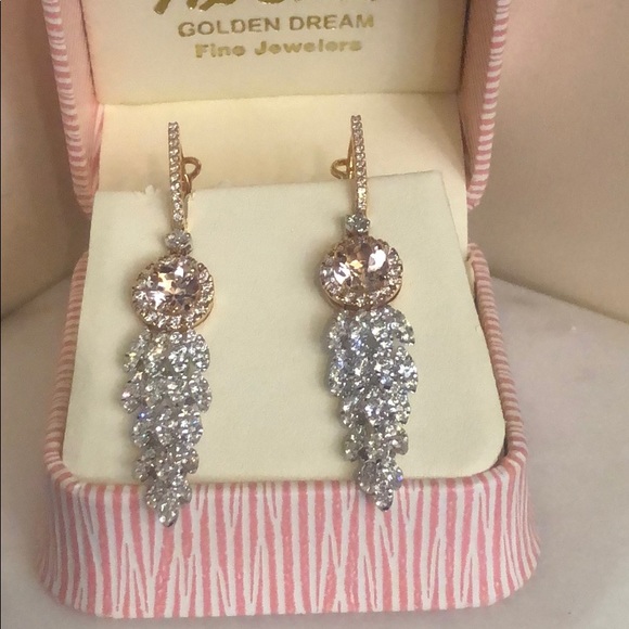 Dove Jewelry - Dove  Diamond and Morganite Earrings